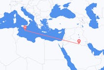 Flyreiser fra Rafha, til Malta