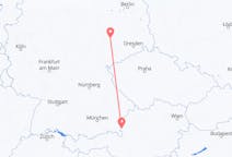 Flyg från Salzburg, Österrike till Leipzig, Tyskland