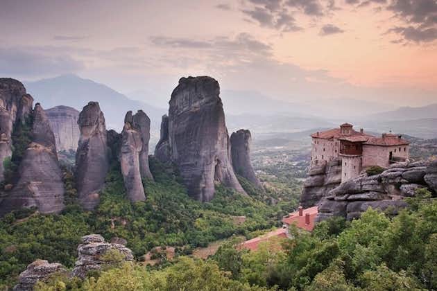 Meteora from Corfu with group