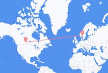 Flights from Saskatoon to Oslo