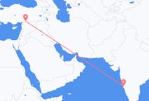 Vluchten van Goa, India naar Gaziantep, Turkije