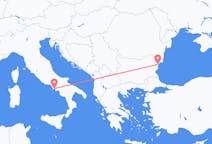 Flyg från Neapel till Varna