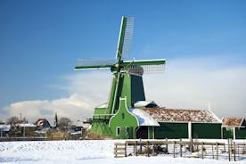 从阿姆斯特丹出发的荷兰乡村和文化之旅，包括桑斯安斯风车村、艾丹姆和沃伦丹