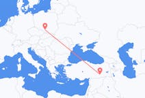 Flights from Diyarbakır in Turkey to Katowice in Poland