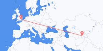 Flights from Tajikistan to the United Kingdom