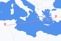 Flyreiser fra Biskra, Algerie til Denizli, Tyrkia