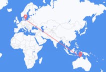 Flights from Darwin, Australia to Bornholm, Denmark