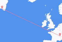 Flyg från Qaqortoq, Grönland till Genève, Schweiz