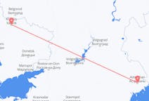 Flüge von der Stadt Astrachan in die Stadt Charkiw