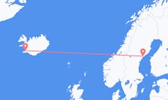 Flyg från staden Örnsköldsvik, Sverige till staden Reykjavik, Island