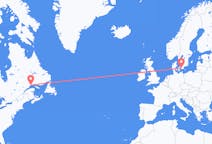 Flyreiser fra Sept-Îles, Canada til Malmö, Sverige
