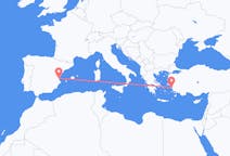 Flights from Samos, Greece to Valencia, Spain