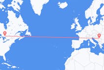 Flyreiser fra Greater Sudbury, Canada, til Beograd, Canada