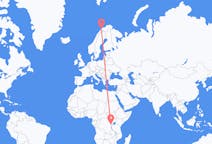 Flights from Cyangugu, Rwanda to Tromsø, Norway