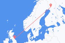 Flyreiser fra Newcastle upon Tyne, England til Rovaniemi, Finland