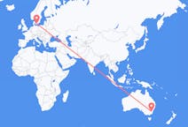 澳大利亚出发地 堪培拉飞往澳大利亚目的地 哥本哈根的航班