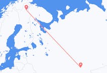 Flyrejser fra Ufa, Rusland til Ivalo, Finland