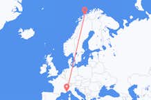 Flights from Tromsø to Nice