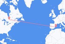 Flights from Rouyn-Noranda, Canada to Ibiza, Spain