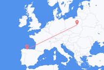 Flyrejser fra Santiago del Monte til Warszawa