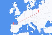 Voli da Santiago del Monte, Spagna to Varsavia, Polonia