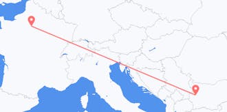 フランスからブルガリアへのフライト
