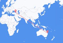 Flyg från Sunshine Coast Region, Australien till Trabzon, Australien