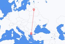 Voli from Minsk, Bielorussia to Lemnos, Grecia