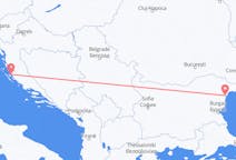 Flyrejser fra Varna til Zadar