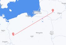 Flyg från Kaunas, Litauen till Zielona Góra, Polen
