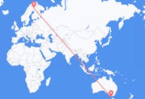 Flyrejser fra King Island, Australien til Kittilä, Finland