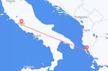 Flights from Rome to Corfu