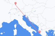Flyg från Stuttgart till Korfu