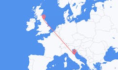 Flights from Durham, England, the United Kingdom to Ancona, Italy
