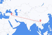 Flyreiser fra Kunming, til Mardin