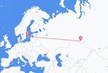Flights from Omsk, Russia to Visby, Sweden