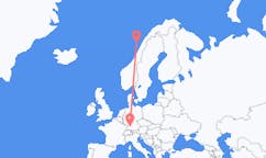 Flights from Røst, Norway to Stuttgart, Germany