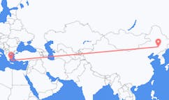 Flyrejser fra Changchun, Kina til Plaka, Grækenland