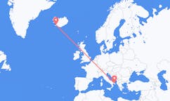 Flights from the city of Brindisi, Italy to the city of Reykjavik, Iceland