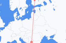 Flyg från Tammerfors till Skopje