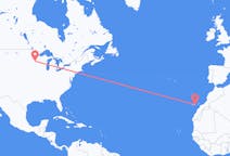 Flyrejser fra Minneapolis til Las Palmas