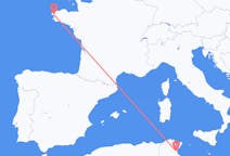 出发地 突尼斯出发地 恩菲达目的地 法国布雷斯特的航班
