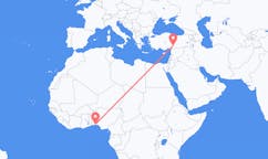 Flights from Lagos, Nigeria to Kahramanmaraş, Turkey