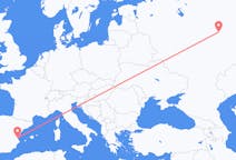 Flights from Cheboksary, Russia to Valencia, Spain