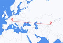 Flights from Almaty to Zurich