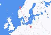 Flights from Kristiansund, Norway to Łódź, Poland