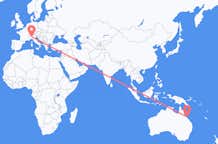 Flyreiser fra Hamilton Island, Australia, til Milano, Australia