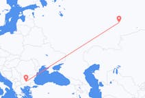 Loty z Jekaterynburg, Rosja do Płowdiw, Bułgaria