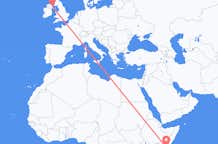 Flights from Mogadishu to Belfast