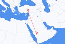 Flyrejser fra Bisha, Saudi-Arabien til Adana, Tyrkiet